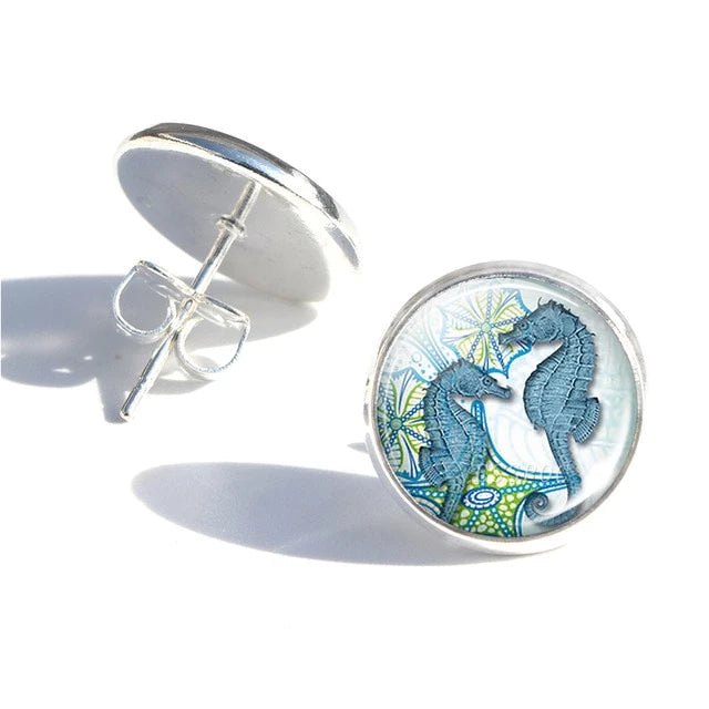 Blue Ocean Jewelry - Seahorse Earrings
